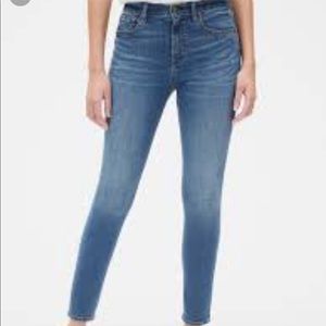 Gap High Rise Skinny Jeans